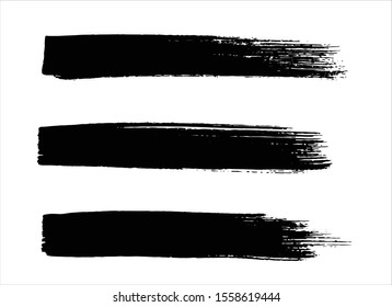 Art Abstract Ink Paint Stroke Background Vector