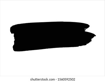 art abstract ink paint stroke background vector