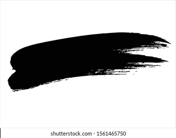 Art Abstract Ink Paint Stroke Background Vector