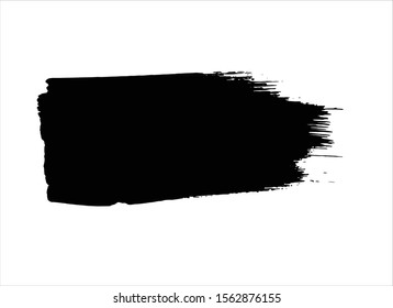 art abstract ink paint stroke background vector