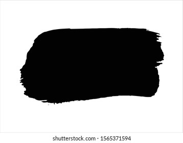 art abstract ink paint stroke background vector