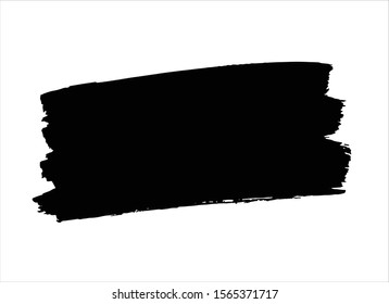 art abstract ink paint stroke background vector