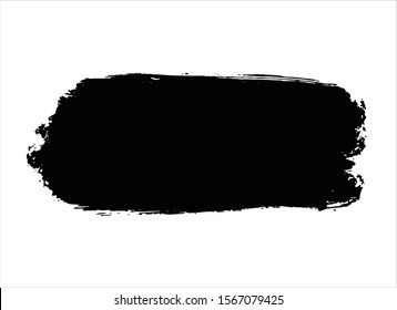 art abstract ink paint stroke background vector