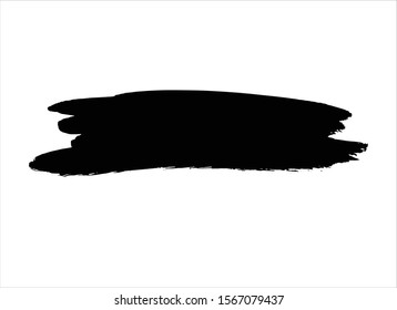 art abstract ink paint stroke background vector