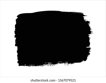 art abstract ink paint stroke background vector