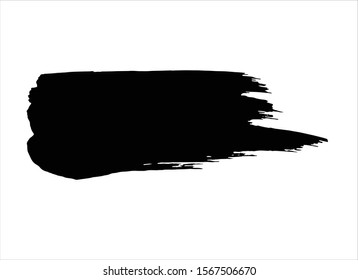 art abstract ink paint stroke background vector