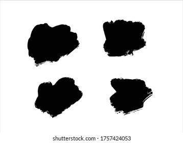 fondo de trazo de pintura de tinta abstracta