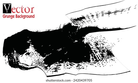 art abstract ink paint stroke background vector, Beautiful brush strokes. brush texture. Hand Drawn Grunge Brush vector