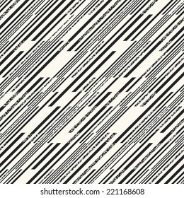 Art abstract irregular noisy block seamless pattern. Vector.