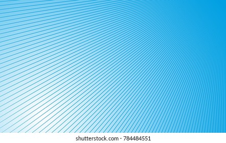 art abstract light blue background template with lines for web and print