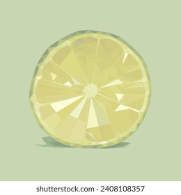 Art. Abstract low poly. Fruit low poly design. low poly vector stock.
