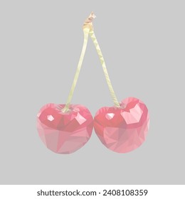 Art. Resumen de polos bajos. Diseño de polilla baja en frutas. material vectorial de baja densidad.