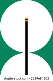 Arte abstrata varinha mágica design único