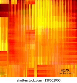 art abstract painted vector background with red, gold, orange and yellow colors. Raster version is also in my gallery.