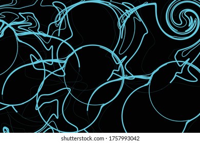 Art Abstract Random Shape Curved Lines Stock Vector (Royalty Free ...
