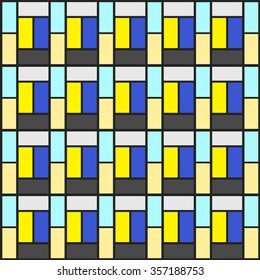 Art abstract rectangle back pattern