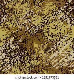 Art abstract  seamless pattern, paint spots. Grunge watercolor background, painting. Distressed texture. Fabric design