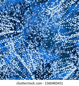 Art abstract seamless pattern, paint spots. Grunge background, camouflage. Distressed texture. Fabric design