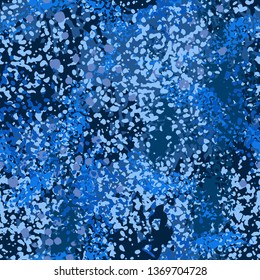 Art abstract seamless pattern, paint spots. Grunge background, camouflage. Distressed texture. Fabric design