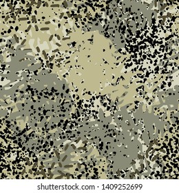 Art abstract seamless pattern, paint spots. Grunge watercolor background, painting. Distressed texture. Fabric design, wallpaper