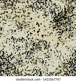 Art abstract seamless pattern, paint spots. Grunge watercolor background. Distressed texture. Fabric design, wallpaper