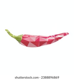 Art. Abstract vegetable. Low poly. Low poly vegetable. Low poly vector stock.