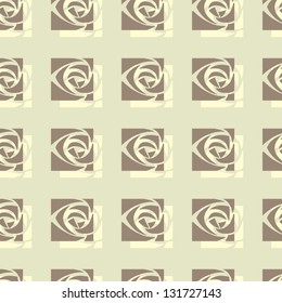 art abstract vintage seamless pattern with geometric mosaic, background