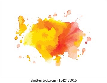 art abstract water color background vector