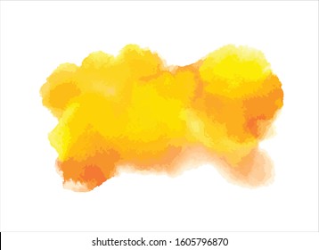art abstract water color paint on white background