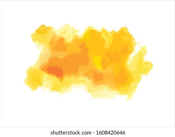 art abstract water color paint on white background