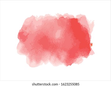 art abstract water color paint on white background