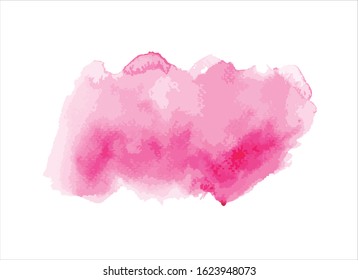 art abstract water color paint on white background