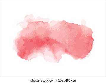 art abstract water color paint on white background