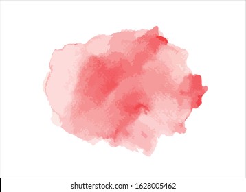 art abstract water color paint on white background