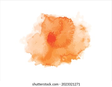 art abstract watercolor paint on white background