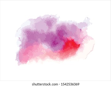 art abstract watercolor paint stroke background vector