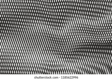 art abstract wavy vector background lines and stripes monochrome halftone design geometric pattern