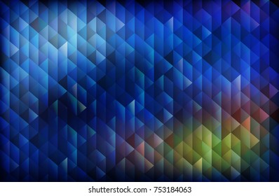 Art Abstraction Background Texture Bright Blue Triangles
