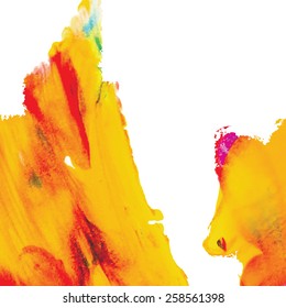 Art abstraction. Vector watercolor background. The concept for the design.