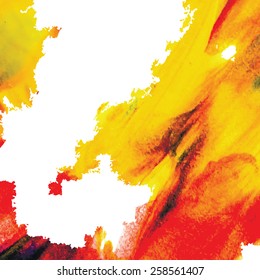 Art abstraction. Vector watercolor background. The concept for the design.