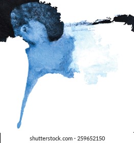 Art abstraction. Vector watercolor background. The concept for the design.