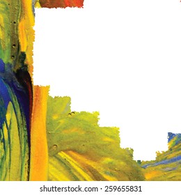 Art abstraction. Vector watercolor background. The concept for the design.