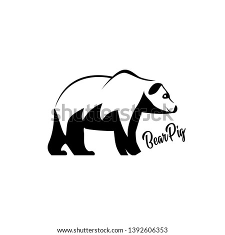 art animals bear and pig