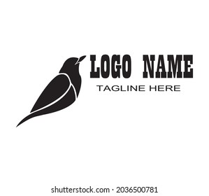 ART, ANIMALS BIRD LOGO VECTOR