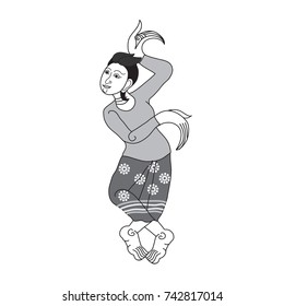 Art of Applied Thai Painting Illustration (Vector)
