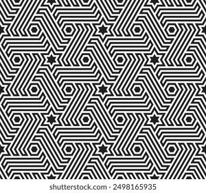 Arte de Formas artísticas Patrones sin fisuras. Vector imprimible de fondo de patrón de repetición geométrica.