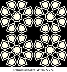 Art of Artistic shapes Seamless patterns. Printable vector of Geometric Repeating pattern background.