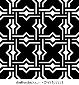 Art of Artistic shapes Seamless patterns. Geometric Repeating pattern background of Printable vector.