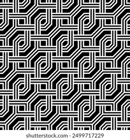 Art of Artistic shapes Seamless patterns. Geometric Repeating pattern background of Printable vector.