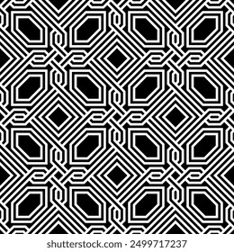Art of Artistic shapes Seamless patterns. Geometric Repeating pattern background of Printable vector.